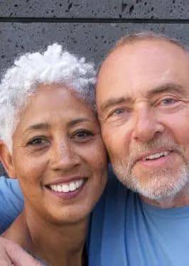 Young engaged couple